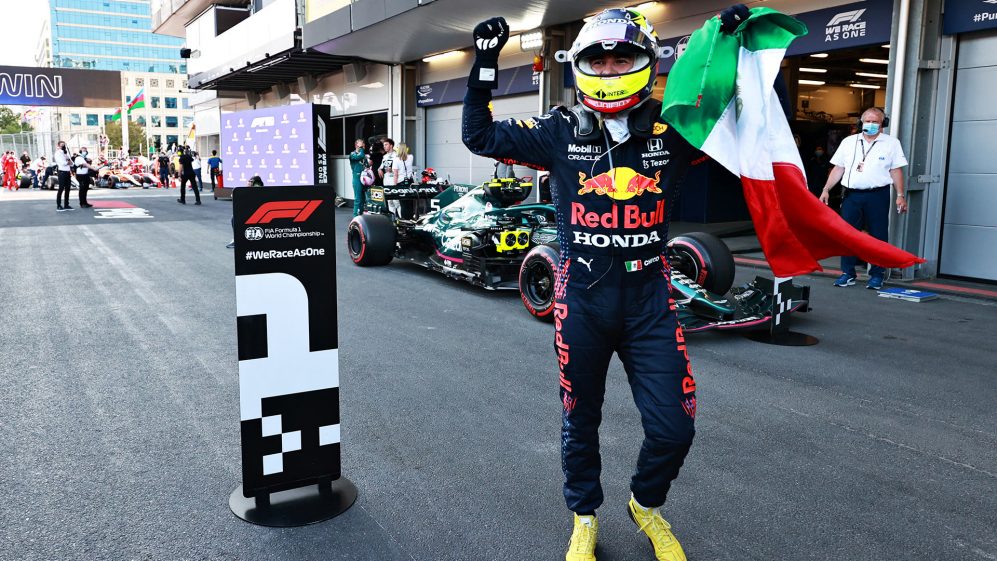 Checo Pérez gana el Gran Premio de Azerbaiyán