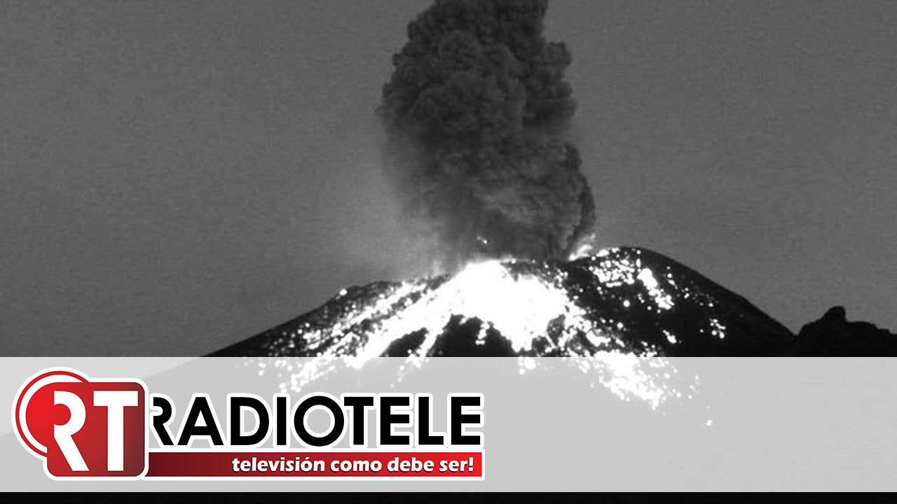 El volcán Popocatépetl registra una explosión que forma una extensa columna de gas y ceniza y se activa la alerta amarilla