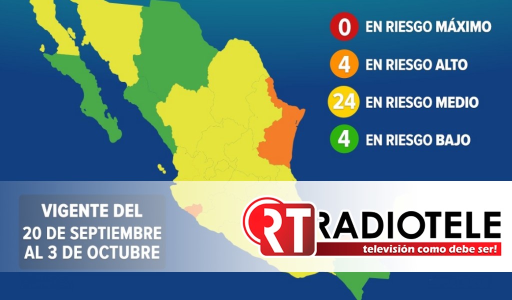 Michoacán en semáforo amarillo hasta el 3 de octubre