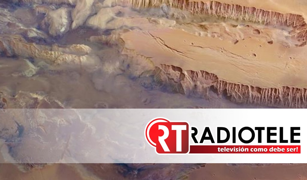 Descubren reserva de agua oculta en el gran cañón de Marte
