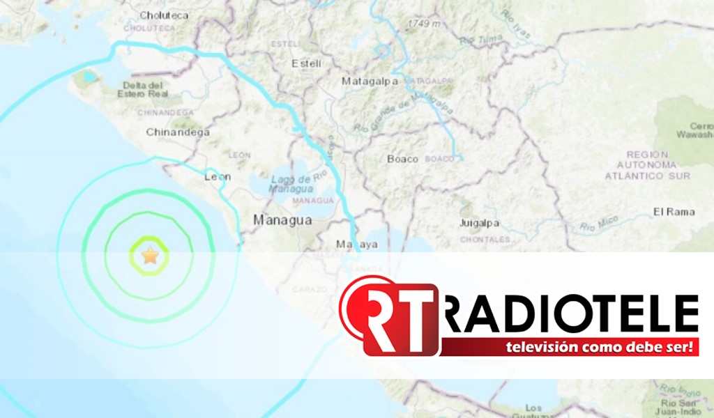 Sismo de magnitud 6.2 sacude a Nicaragua; no hay reporte de daños