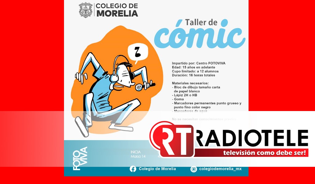 Creación de Cómics y Meditación Antiestrés, nuevos talleres del Colegio de Morelia