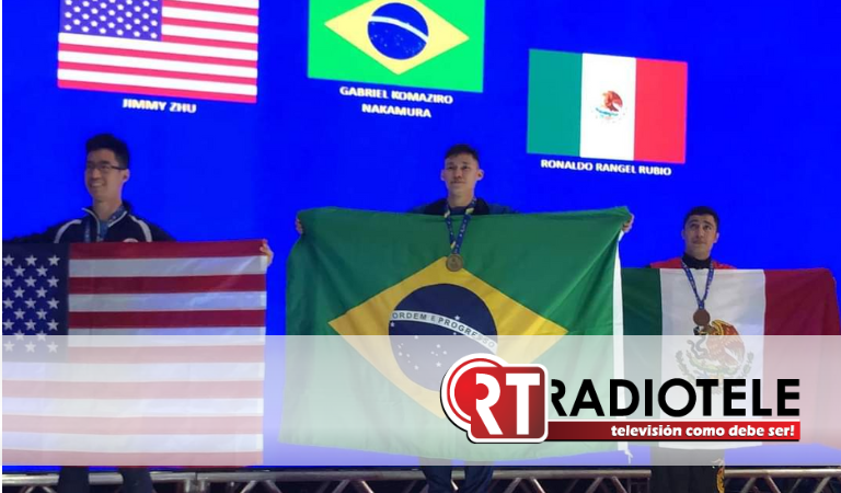 Conquista moreliano Ronaldo Rangel presea de Bronce en el Campeonato Panamericano de Wushu