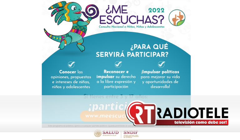 DIF Michoacán y SEE promueven Consulta Nacional “¿Me Escuchas? 2022”