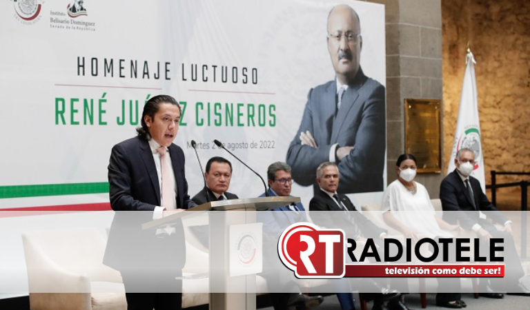 Homenaje luctuoso en el Senado de la República a René Juárez Cisneros