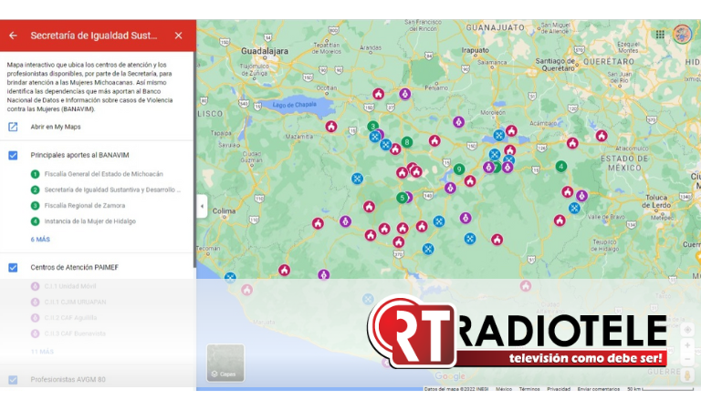 Crea Seimujer mapa interactivo para identificar centros de atención a mujeres víctimas de violencia