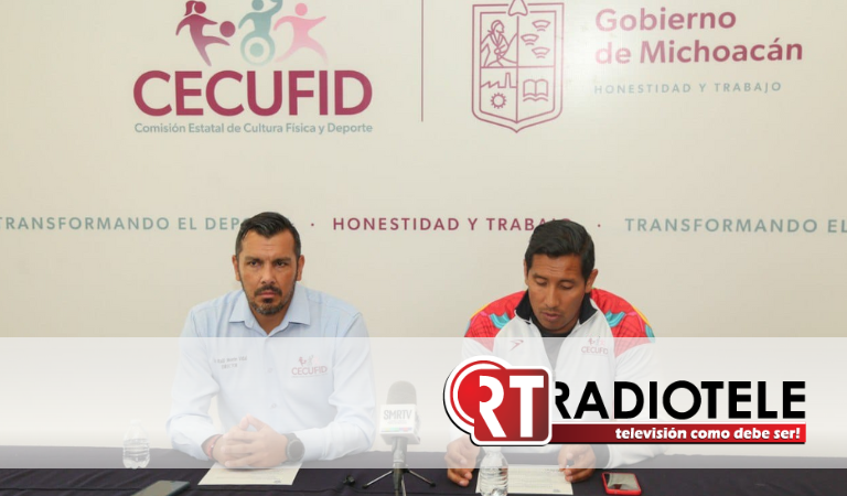 Será Michoacán sede de 5 eventos deportivos, anuncia Cecufid