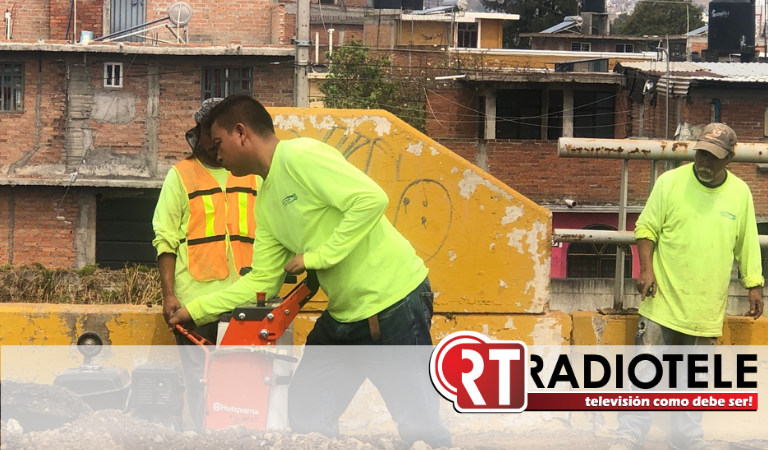 De manera inmediata, Gobierno Municipal repara hundimiento en avenida Río Grande