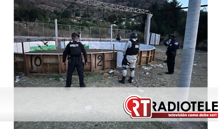 En Panindícuaro, Guardias Civil y Nacional desactivan pelea de gallos clandestina