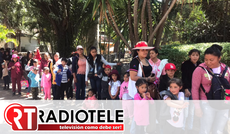 Infantes de la comunidad de Condémbaro de Pátzcuaro visitan Zoológico de Morelia