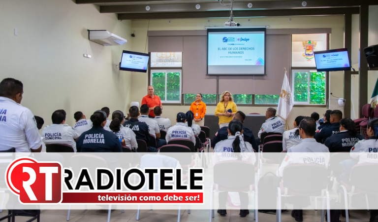 Capacita CEDH a policía municipal de Morelia.
