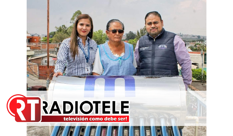 Familias reciben calentadores solares por parte del Gobierno de Morelia