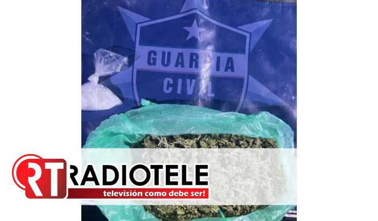 Guardia Civil decomisa 48 envoltorios con droga y detiene a 5 personas; en distintos hechos