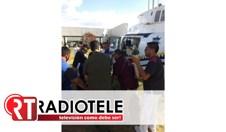 SSP realiza traslado aéreo de emergencia de Zamora a Morelia