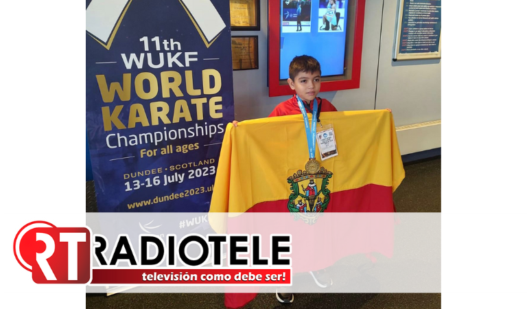 Conquista Christopher Ángeles medalla de oro en Campeonato Mundial de Karate