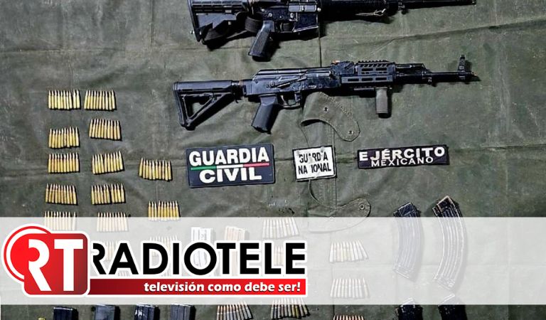 SSP, Sedena Y GN Decomisan Armas Largas Y 300 Municiones; En Apatzingán