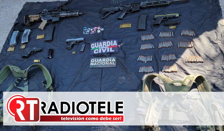 Resultado de acción interinstitucional en Jacona: 7 detenidos con armas, cartuchos y un vehículo