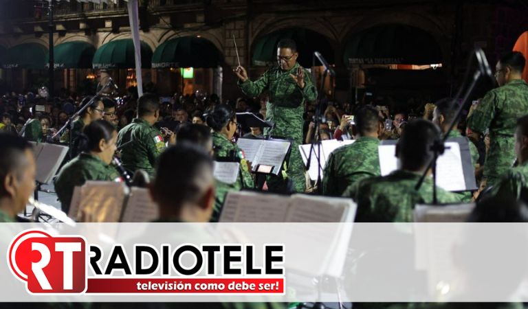 Con encendido especial de Catedral y concierto de gala, celebran Bicentenario del Heroico Colegio Militar