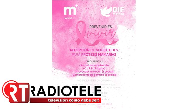 DIF Morelia extiende plazo para solicitudes de prótesis mamarias gratuitas