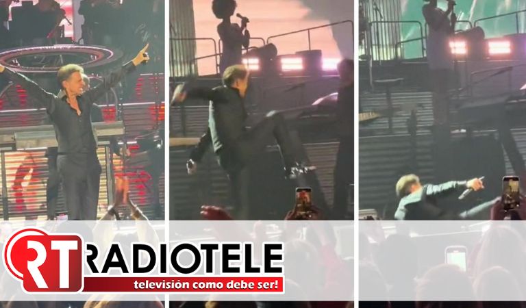 Luis Miguel sufre caída durante concierto en la Arena Ciudad de México