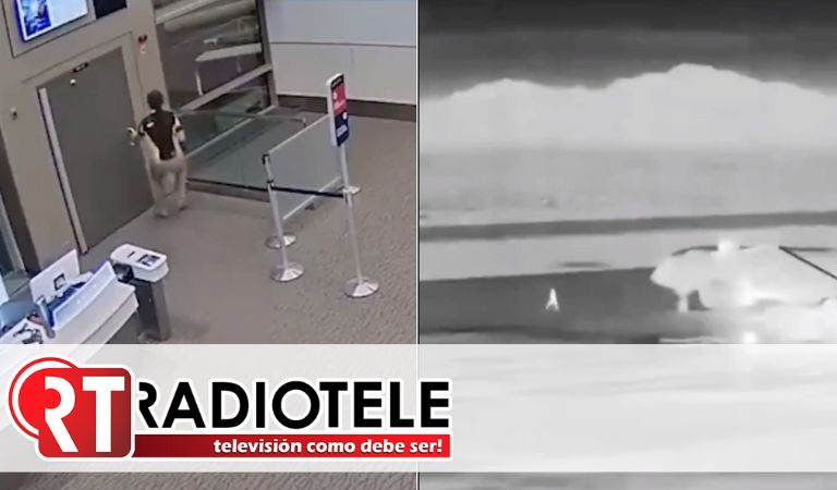 Turbina succiona a hombre que irrumpió en pista de aterrizaje para no perder su vuelo