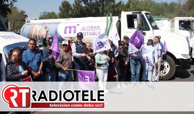 Alfonso Martínez da banderazo a programa de abastecimiento de agua por medio de pipas