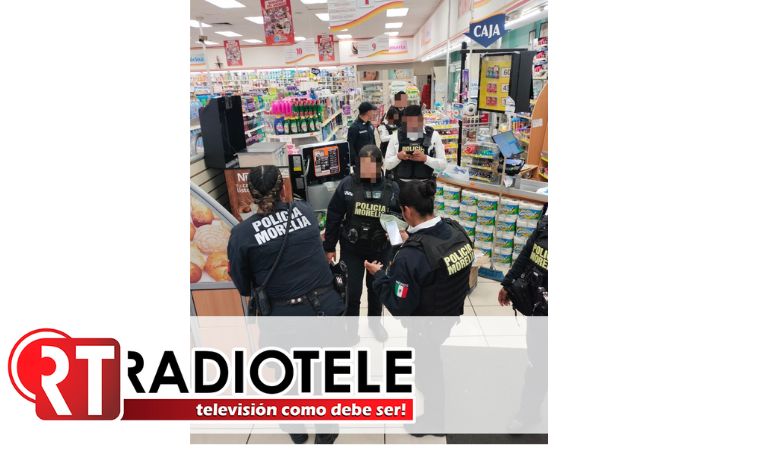 Detiene Policía Morelia a sospechoso de robo en farmacia