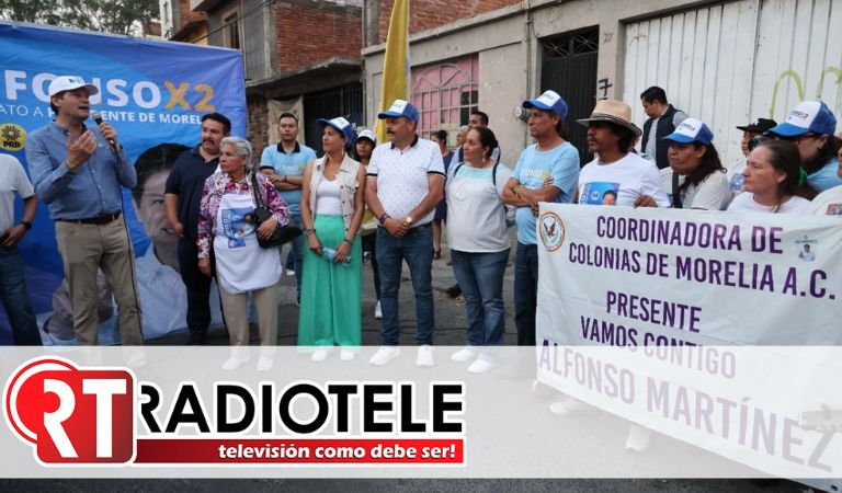 Vecinas y vecinos de la Felicitas del Río, Morelos y más, se suman a Alfonso