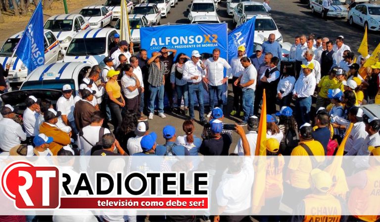 Respaldan 13 organizaciones de taxistas a Alfonso Martínez