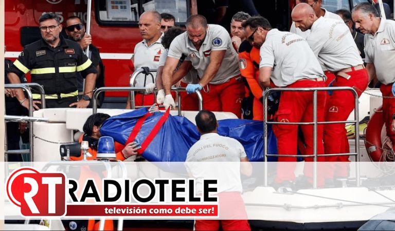 Recuperan cadáver de la última desaparecida en el naufragio de superyate en Sicilia