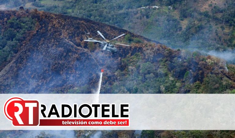 Fuerza Aérea de Perú lanzó más de 85.000 litros de agua para sofocar incendios forestales