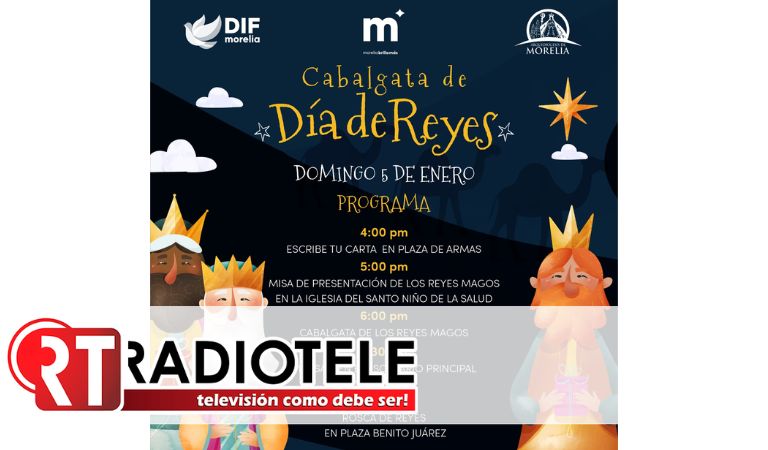 Gobierno de Morelia presenta programa de la Cabalgata de Reyes Magos