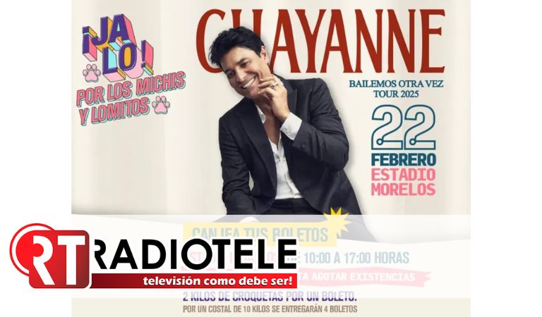 Mañana martes inicia el canje de boletos para el concierto de Chayanne