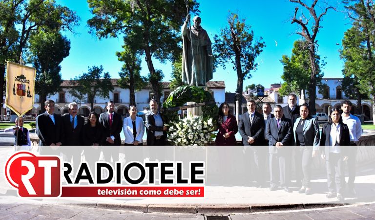 Julio Arreola preside la conmemoración del 460 aniversario luctuoso de Vasco de Quiroga