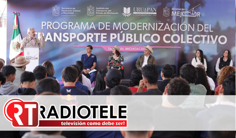 En Uruapan se consolida un sistema integral de movilidad y transporte: Bedolla