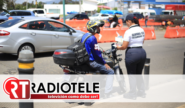 ¡Fíjate pues! Si manejas motocicleta, usa siempre el casco: SSP