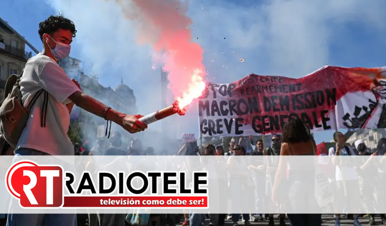Huelga y protestas en Francia contra los recortes sociales