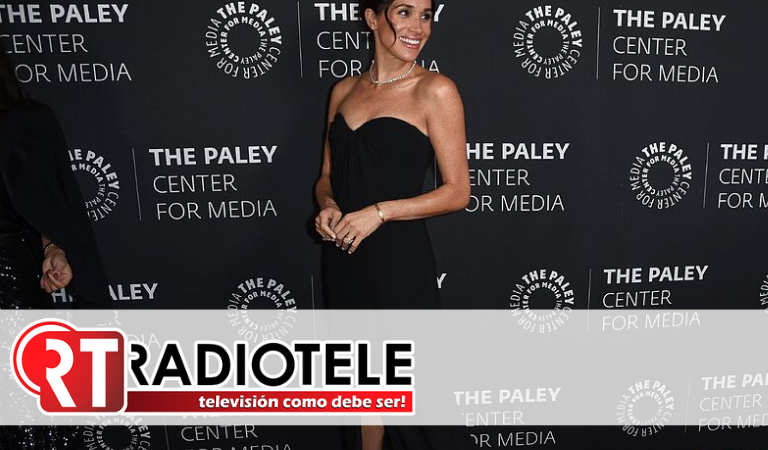 Meghan Markle defiende los vestidos clásicos, esta vez en negro y con zapatos puntiagudos