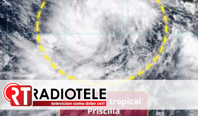 Tormenta tropical Priscilla provoca lluvias torrenciales en 4 estados del país