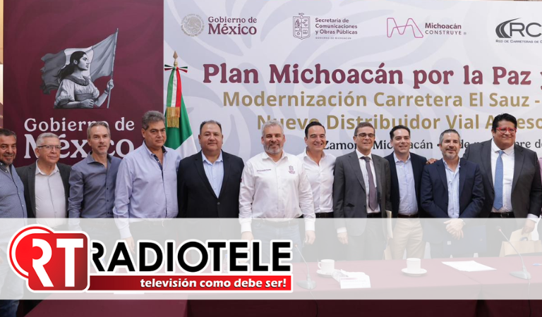 Concretan Bedolla y RCO distribuidor vial en La Rinconada, acceso a Zamora