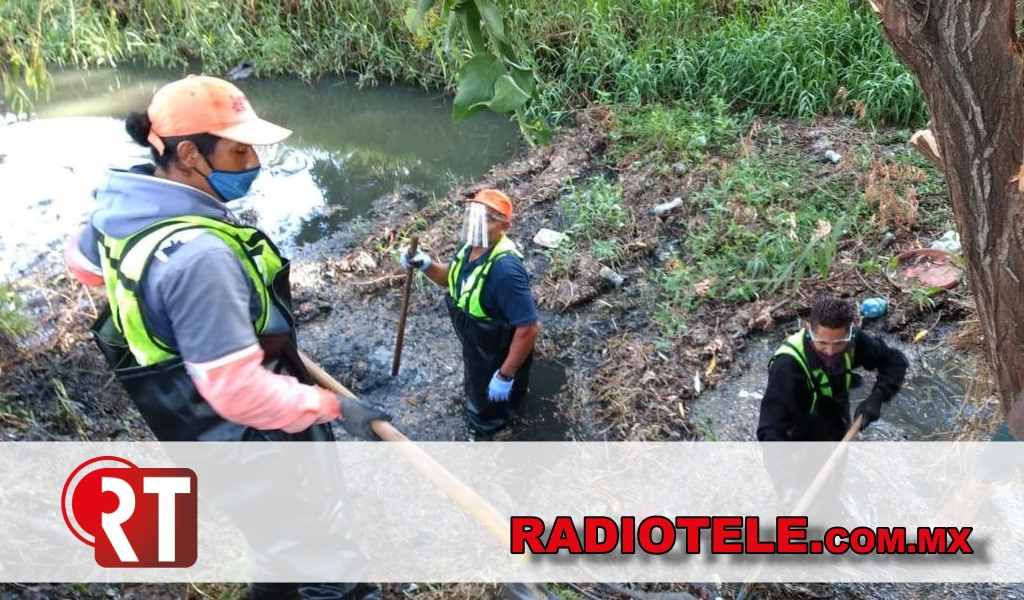 Gobierno de Morelia retira taponamiento en Río Chiquito