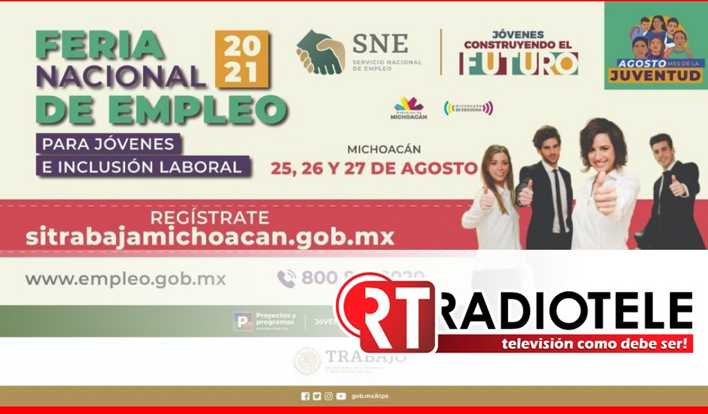 Listo Michoacán para la Feria Nacional de Empleo para Jóvenes e Inclusión Laboral