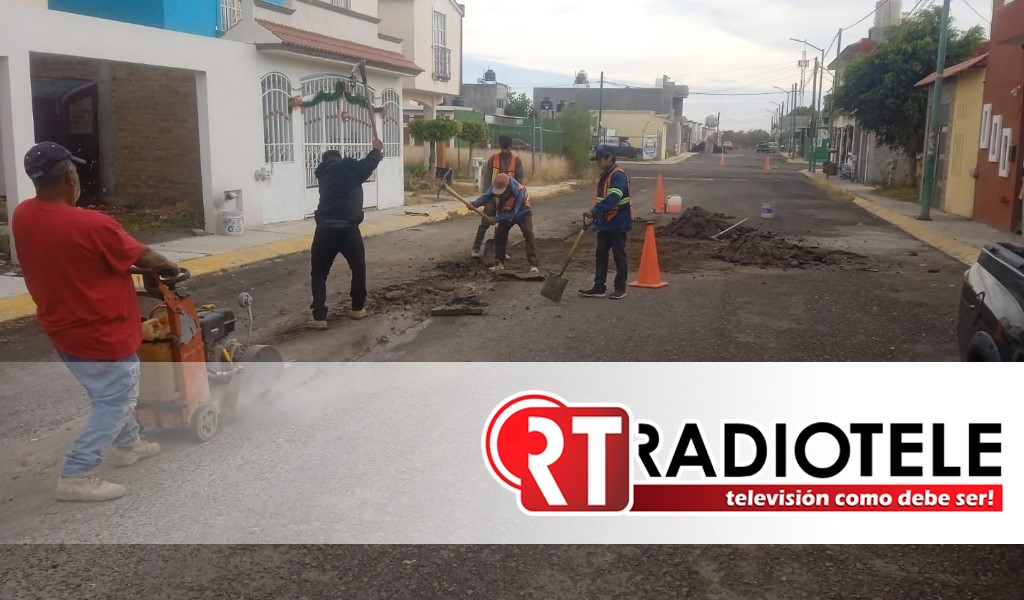 Gobierno Municipal realiza acciones de bacheo en zona sur y poniente de Morelia