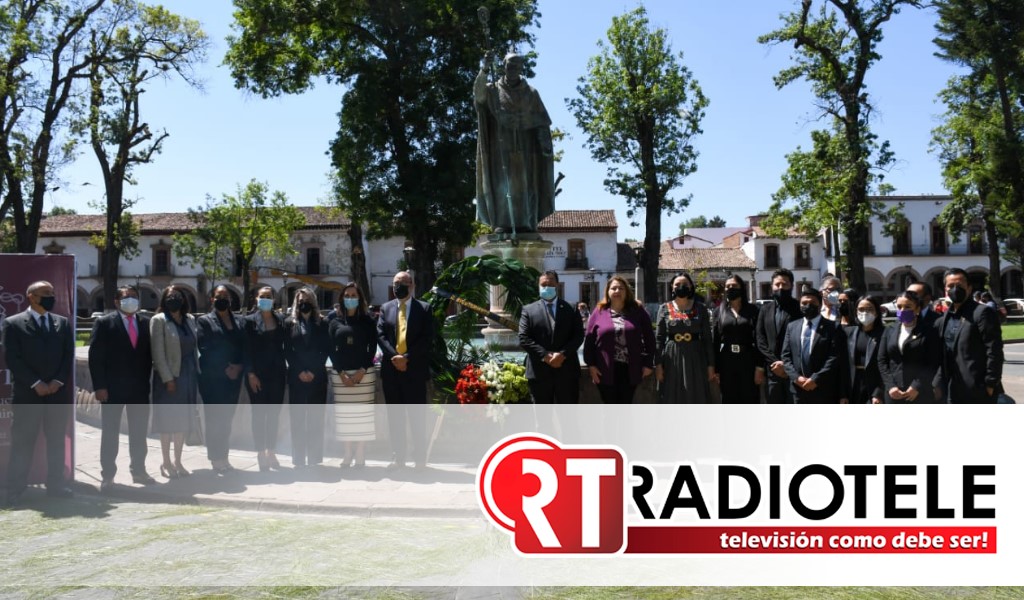 Conmemoró Gobierno de Pátzcuaro 457 Aniversario Luctuoso de Vasco de Quiroga