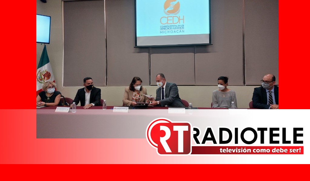 CEDH Michoacán firma convenio de colaboración con el Colegio de Abogados AC