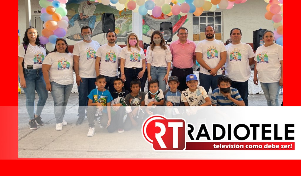 DIF Morelia hace felices a niñas y niños de la Tenencia de San Nicolás Obispo