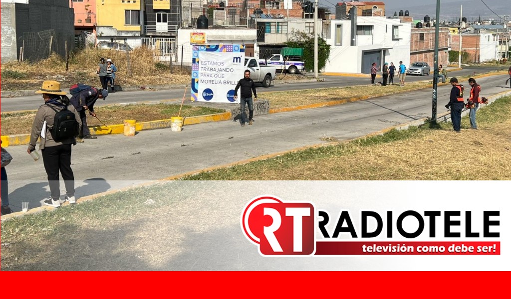 Gobierno Municipal y ciudadanos, unidos en jornada de limpieza para que Morelia siga brillando