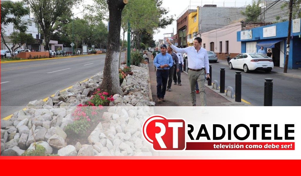 Supervisa Alfonso Martínez culminación de trabajos en Calzada Juárez