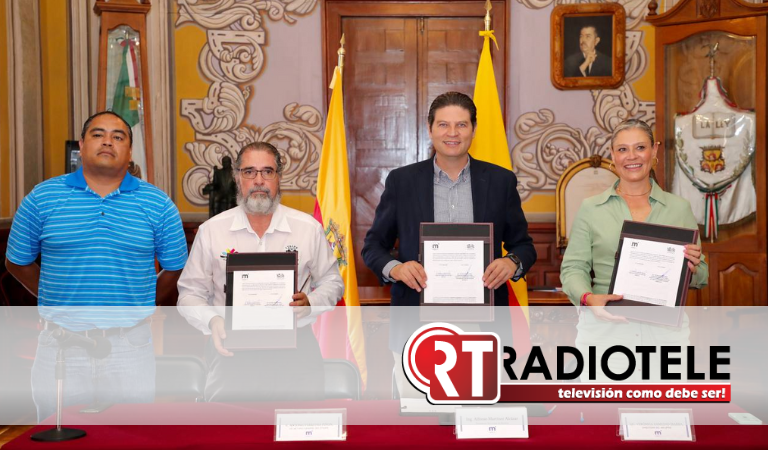 Encabeza Alfonso Martínez firma convenio de colaboración IMCUFIDE y STASPE