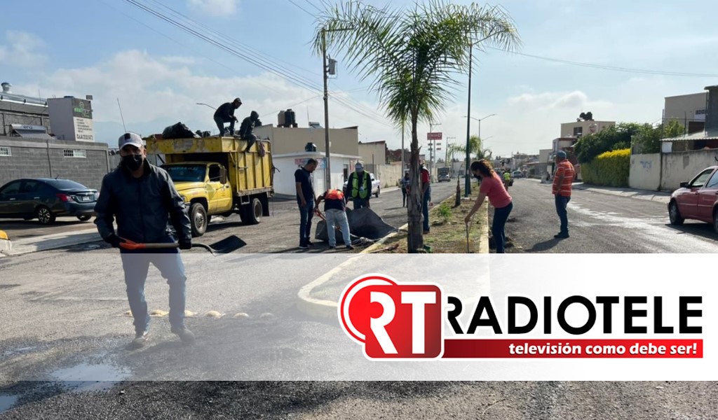 Gobierno Municipal realiza jornada de limpieza en el fraccionamiento La Hacienda